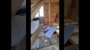 Утепление пенопластом, между этажами