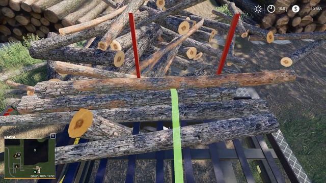 Пилим лес чтобы построить дом - Farming Simulator 2019