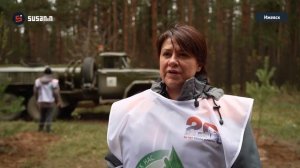 Сотрудники ПАО «Т Плюс» в честь 20-летнего юбилея компании посадили в Ижевске сосновую аллею