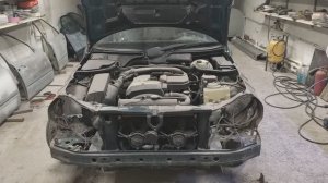 Реставрация мерседес w210 часть 1