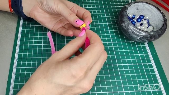 Браслет из синельной проволоки