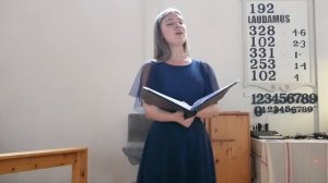 Дария Гаврилова исполняет "Амариллис" Каччини. Орган — Александр Цветков. Сортавала, 30 мая