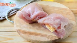 Кармашки из куриного филе с сыром