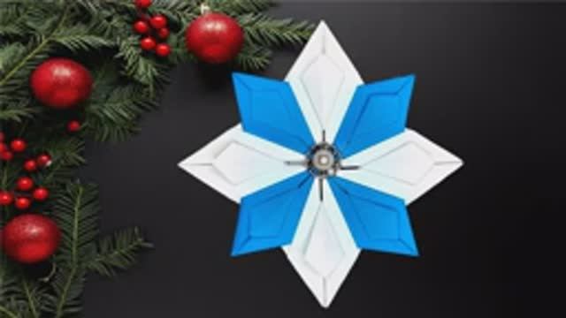 Красивые снежинки из бумаги