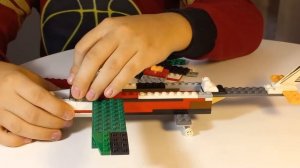 Легкомоторный самолёт. Простая самоделка из лего.