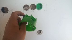 Установка блока розеток в гипсокартон.