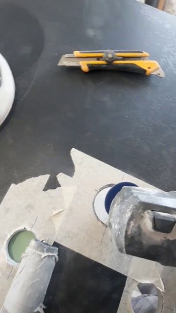 Обработка керамогранита, вырез отверстий в керамогра? смотреть онлайн