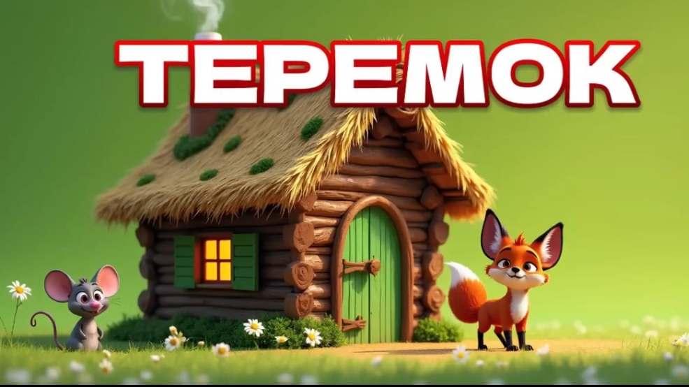 Теремок - русская народная сказка для детей и малышей