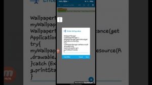 как поменять обои при нажатии кнопки в sketchware