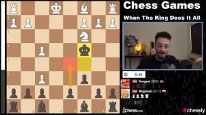 Он ходил только королём. Он победил. (GothamChess, русская оз