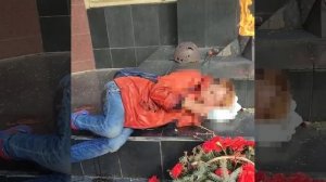 ‼️Женщина уснула у Вечного Огня в Люберцах‼️