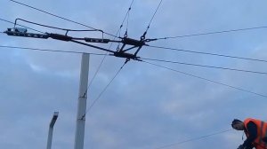 В Бресте троллейбус слетел с проводов. Брестский трол?