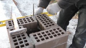 столбы из кирпича под крышу