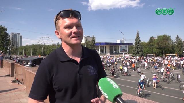 "День 1000 велосипедистов" прошел в Уфе смотреть онлайн