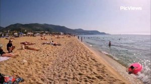 Пляж Клеопатра в Аланья, Турция. Какая погода и море в июне в Алании. Отдых и сезон в Турции 2025