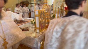 МИТРОПОЛИТ ИГНАТИЙ СОВЕРШИЛ ХИРОТОНИЮ ВО ПРЕСВИТЕРА ДИАКОНА СЕРГИЯ ДЕГТЯРЕНКО В ПОКРОВСКОМ СОБОРЕ