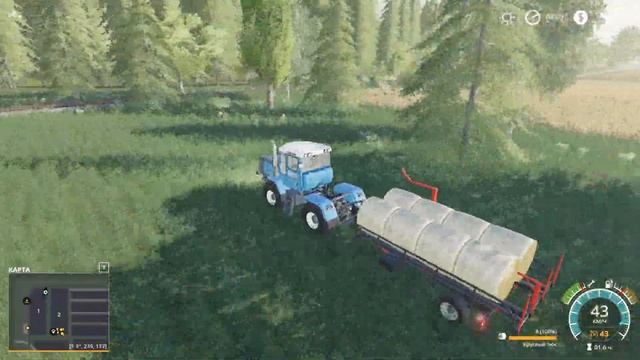Farming Simulator 19.Делаем деньги из соломы смотреть онлайн