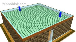 Устройство плоской кровли без парапета по бетонному п