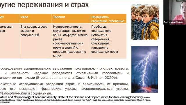 Вебинар Гнев, Страх и Тревога. Что общего? Что делать?