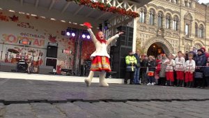 Выступление на Красной площади, фестиваль "Золотая осень"