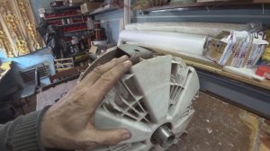 Генератор со сдвоенных моторов от стиралки LG, без тока