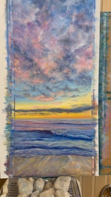 Волшебное сияние. 120 x 47 см. Холст, масло. + 7 905 905 10 90. #живописьмаслом #oilpainting #sea смотреть онлайн