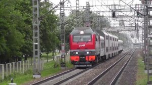 Электровоз ЭП2К-219 с туристическим поездом № 929У "В Карелию на Поезде Деда Мороза".