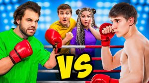 Луномосик : Самый Сильный Человек в Мире VS Боксер. ЛУНОМОСИК