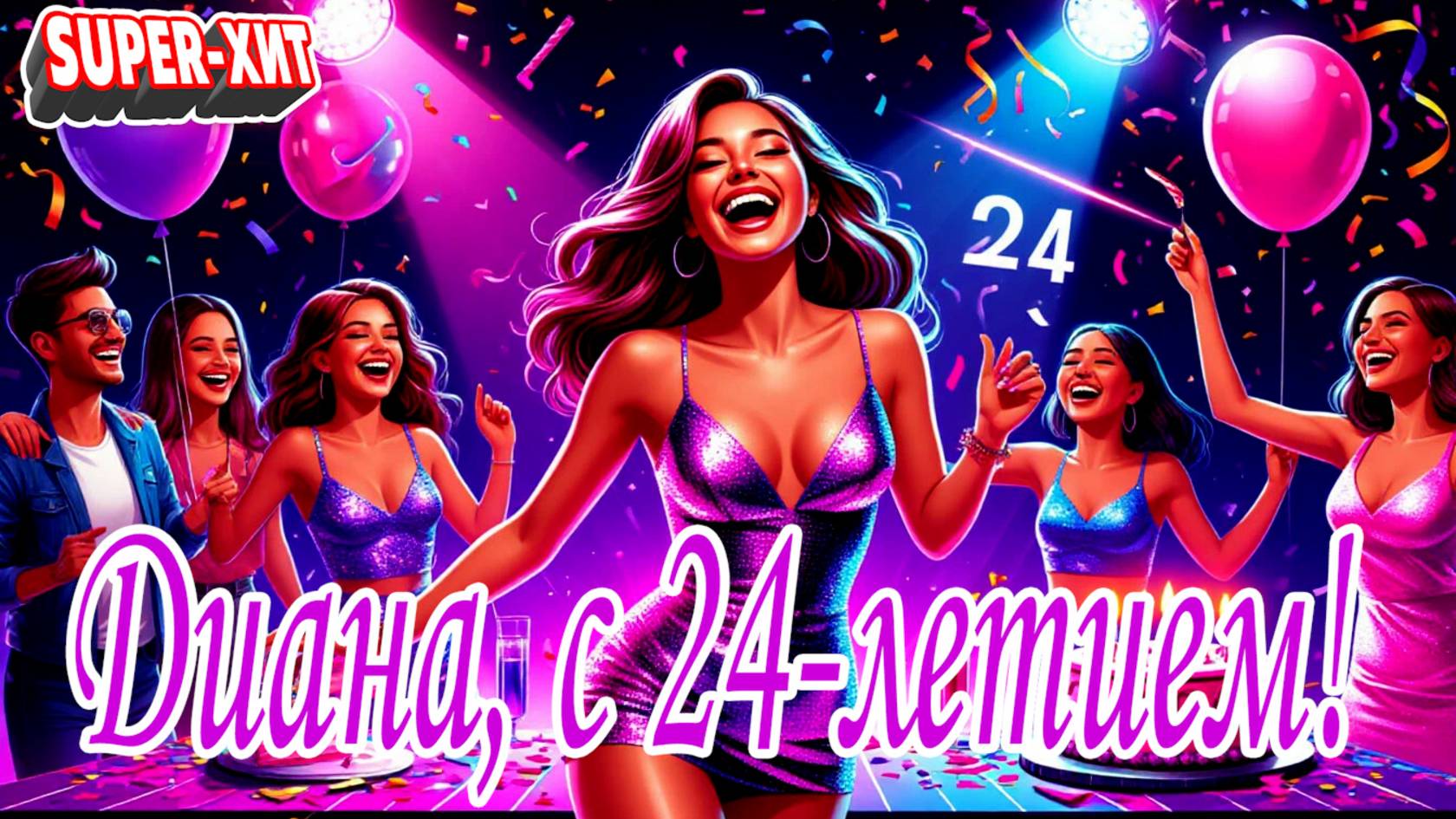 Диана, с 24-летием! (песня на заказ - Музыкальный Апельсин)