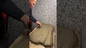 Как сделать спил дерева из арт бетона !!! #артбетон