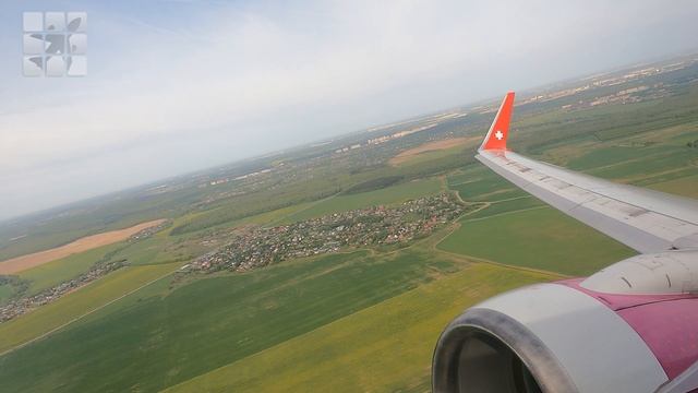 Полет из Москвы (Домодедово) в Ижевск. Часть 1 - Взлет смотреть онлайн