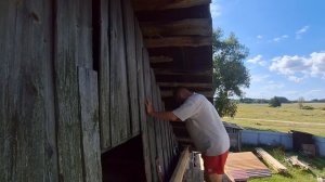 КАК ОДНОМУ ДОБАВИТЬ СТРОПИЛА В СТАРОЙ КРЫШЕ! Укрепляе?