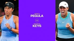 10.01.2025. Джессика Пегула - Мэдисон Киз. WTA Adelaide. Jessica Pegula - Madison Keys