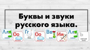 Звуки и буквы русского языка.