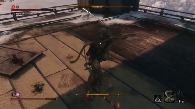 Sekiro Shadows Die Twice Босс Гэнитиро Асина смотреть онлайн