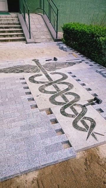 укладка гранитной брусчатки смотреть онлайн