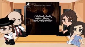 реакция персонажей at dead of night на тик токи (новая ОС)