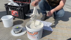 Герметизация и гидроизоляция швов на плитах  ПАГ