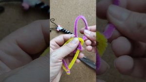 Бабочка из синельной проволоки