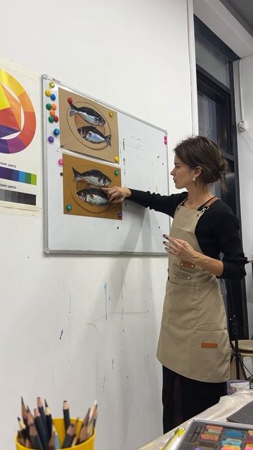 Сухая пастель. Селедочка. Живая? #art #artpainting#пастель #тво смотреть онлайн