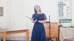 Дария Гаврилова исполняет "Sogno" Тости. Орган — Александр Цветков. Сортавала, 31 мая