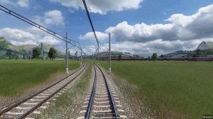 Transport Fever 2 - Сибирия. Поездка на электропоезде по маршр?