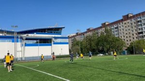 Футбол 7х7 второй матч. Второй тайм. Часть 1