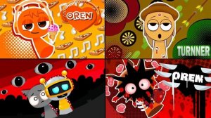 Incredibox Sprunki Анимированная вступительная фаза 1 против фазы 2 против фазы 3 против фазы 4