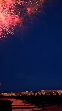 А вы видели салют 🎆 🎆 🎆  с 🚀 такого ракурса?