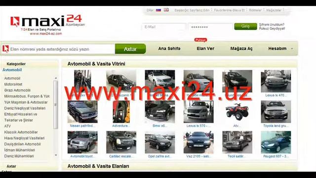 7/24 Доска объявлений о продаже www.maxi24.uz смотреть онлайн