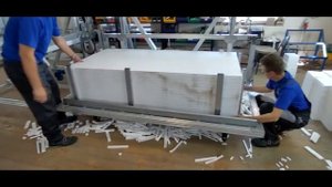 Как быстро порезать пенопласт на мелкие детали?