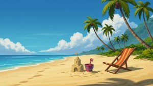Lilo & Stitch | Relaxing Beach Music & Ambience, w/ animation by @ASMRWeekly