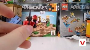 Мини фигурка Стив из лего самоделка Майнкрафт