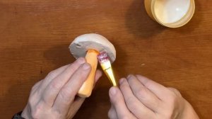 Как сделать елочные игрушки Мухоморы из ваты и пенопл?